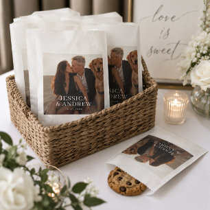 Sacolinha Sacas de Favor Branco para Casamento Moderno e Ele