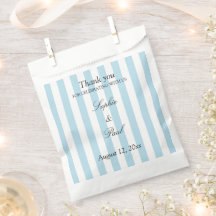 Sacas de Favor de Casamento Elegantes Listras Azul