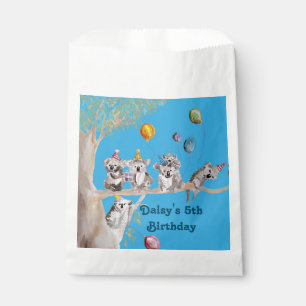 Sacolinha Sacas de Favor de Festa de Aniversário de Urso Coa