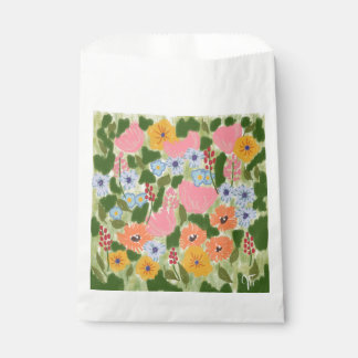 Sacolinha Sacas de Favor de Flores Silvestres Caprichosas Co
