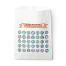 Sacas de Favor para Chá de Bebê Azura Crest Modern