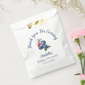 Sacolinha Sacas de Favor Personalizadas Berry Sweet para Chá