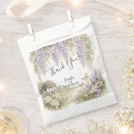 Sacolinha Sacas Pequenas de Favor de Noiva com Wisteria Rege