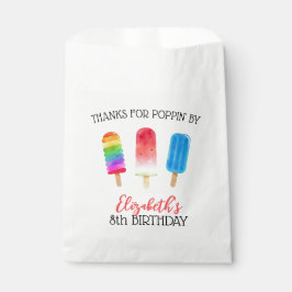 Sacolinha Sache de Brinde de Aniversário Personalizado Picol