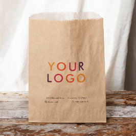 Sacolinha Saco de Favor com Logotipo Empresarial