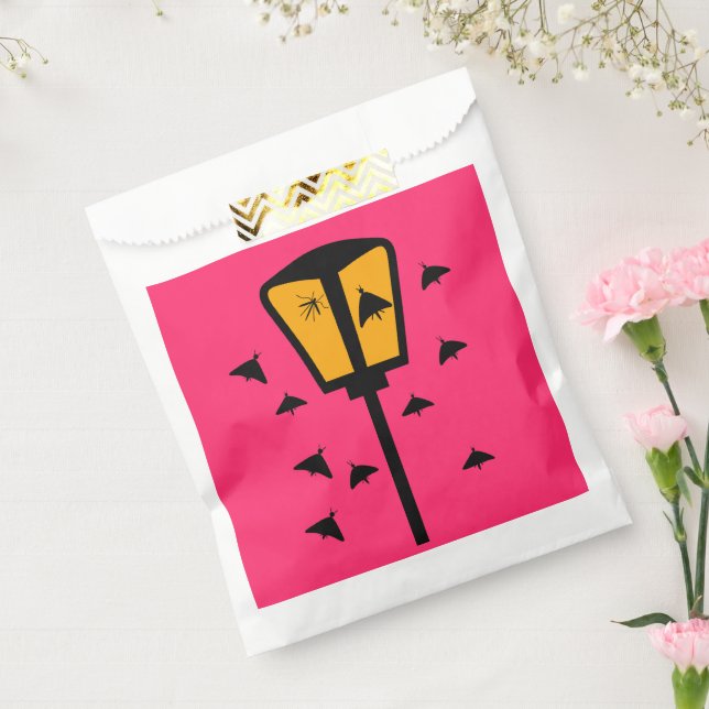Sacolinha Saco de Favor com Poste de Luz e Mariposas (Selado)