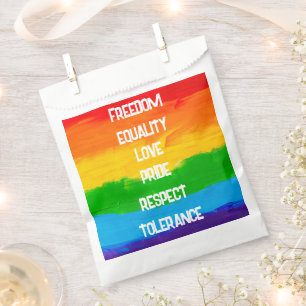 Sacolinha Saco de Favor da Bandeira do Arco-íris LGBT – Pres