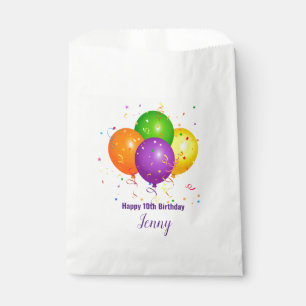 Sacolinha Saco de Favor de Aniversário Personalizado com Ba
