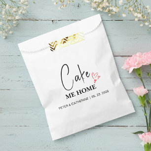 Sacolinha Saco de Favor de Bolo Personalizado Leve-me para C
