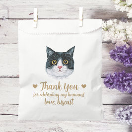 Sacolinha Saco de Favor de Casamento de Petisco de Gato