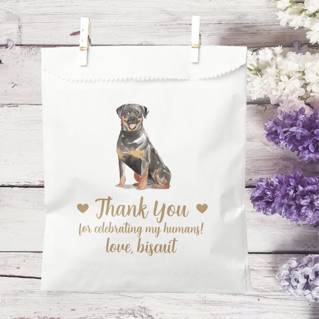 Sacolinha Saco de Favor de Casamento de Petisco para Cachorr (Criador carregado)