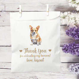 Sacolinha Saco de Favor de Casamento de Petisco para Cachorr
