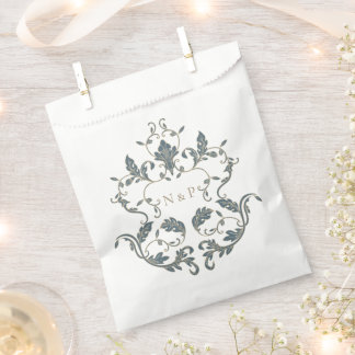 Sacolinha Saco de Favor de Casamento Elegante e Ornamentado