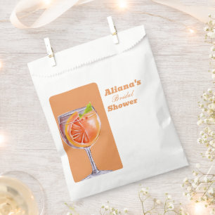 Sacolinha Saco de Favor de Churrasco Floral de Aperol Spritz