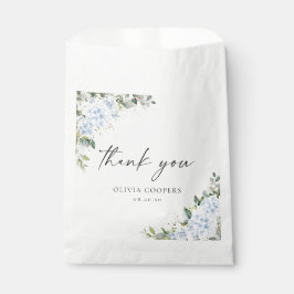 Sacolinha Saco de Favor de Chuveiro de Bebê Floral Hortênsia