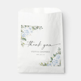 Sacolinha Saco de Favor de Chuveiro de Bebê Floral Hortênsia