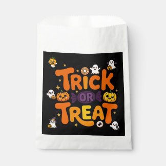 Sacolinha Saco de Favor de Halloween 'Trick or Treat'