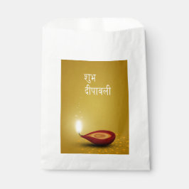 Sacolinha Saco de Favor - Diwali Diya Feliz