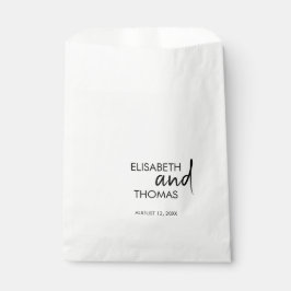 Sacolinha Saco de favor elegante moderno simples minimalista