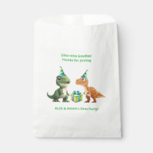 Saco de Favor para Aniversário de Dinossauros Gême