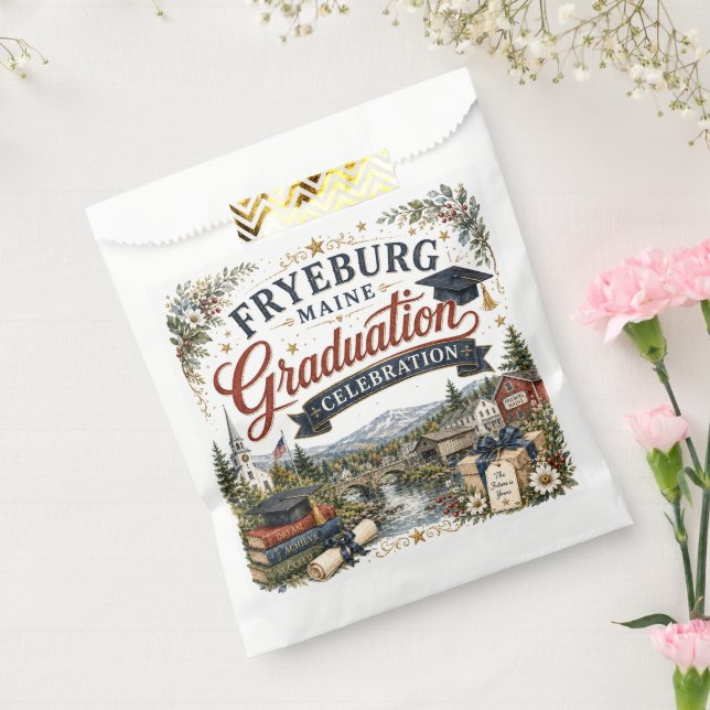 Sacolinha Saco de Favor para Celebração de Formatura de Frye (Selado)