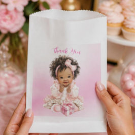 Sacolinha Saco de Favor para Menina Afro-Americana