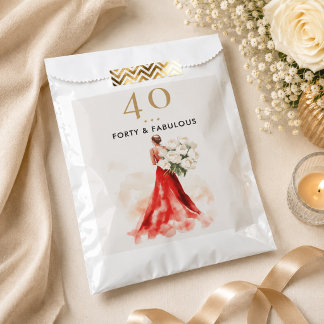 Sacolinha Saco de Favor Personalizado de Luxo com Vestido Ve