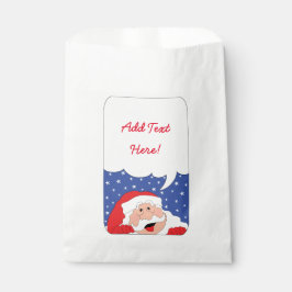 Sacolinha Saco de Favor Personalizado Natal SANTA DIZ
