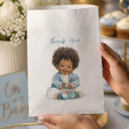 Sacolinha Saco de Favores para Bebê Afro-Americano