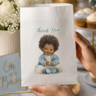 Sacolinha Saco de Favores para Bebê Afro-Americano