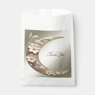 Sacolinha Saco de Favorito com Quadro de Lua Crescente Decor