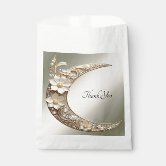 Sacolinha Saco de Favorito com Quadro de Lua Crescente Decor