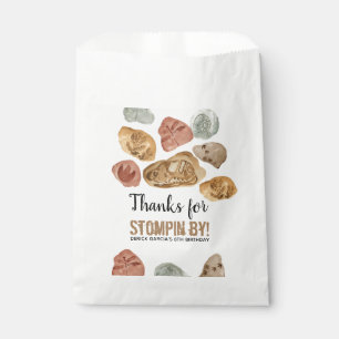 Sacolinha Saco de festa de aniversário do Dinossauro fóssil