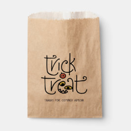 Sacolinha Saco de festa de truque ou travessura monstruosa