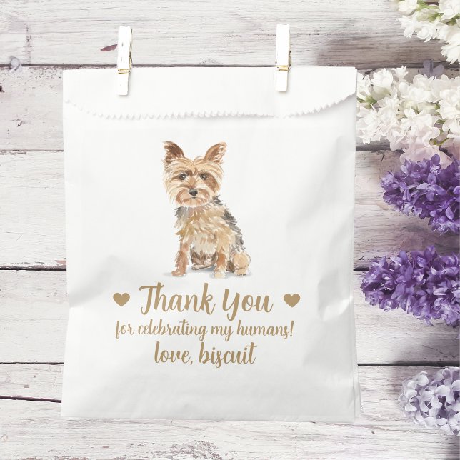Sacolinha Saco de Presente de Casamento para Cachorro (Criador carregado)