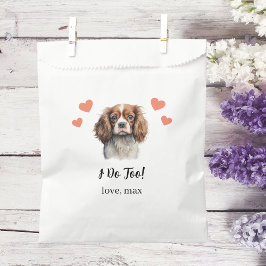 Sacolinha Saco de Presente de Casamento para Cachorro