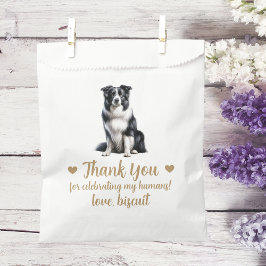 Sacolinha Saco de Presente de Casamento para Cachorro