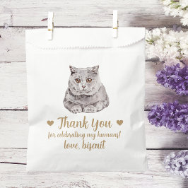 Sacolinha Saco de Presente de Casamento para Gato