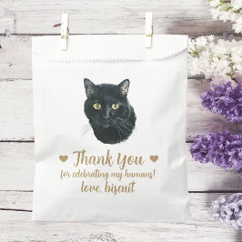 Sacolinha Saco de Presente de Casamento para Gato