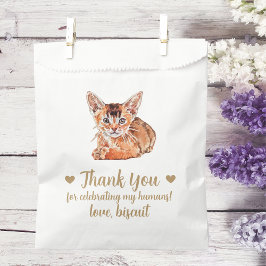 Sacolinha Saco de Presente de Casamento para Gato