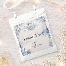 Saco de Presente de Casamento Toile de Jouy Venue