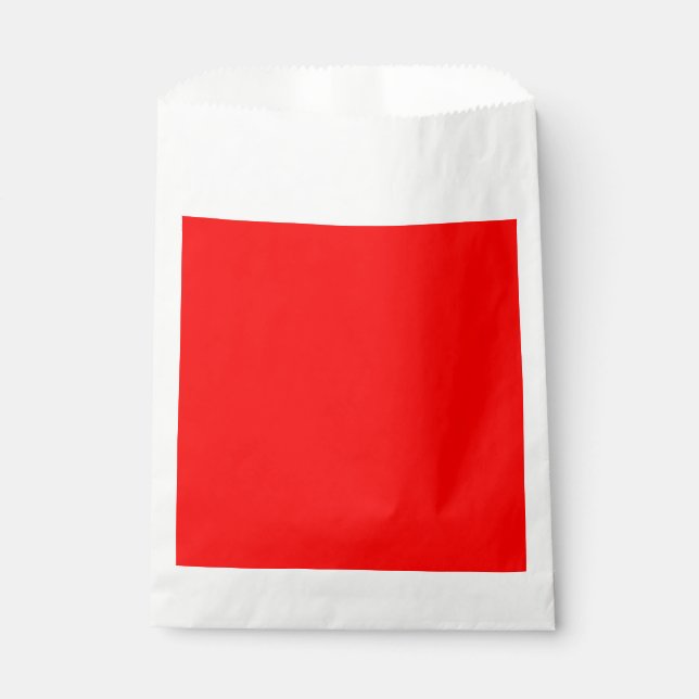 Sacolinha Saco de Presente de Favor Vermelho Chamativo (Frente)
