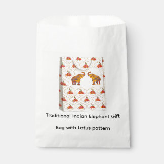 Sacolinha Saco de Presente Tradicional Indiano de Elefante