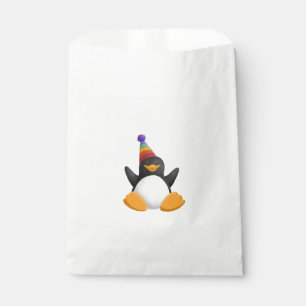 Sacolinha Saco do favor de partido do pinguim do feliz