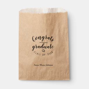 Sacolinha Saco graduado personalizado do favor de Congrats