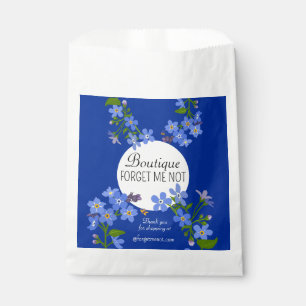 Sacolinha Sacos de compras de papel artesanal azul