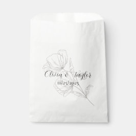 Sacolinha Sacos de Favor de Casamento Beige Elegância