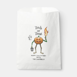Sacolinha Sacos de Favor de Halloween Trick or Treat