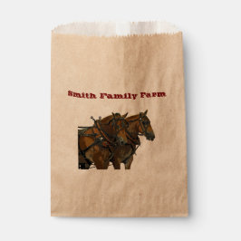 Sacolinha Sacos de Favor de Papel da Equipe de Cavalo de Tra