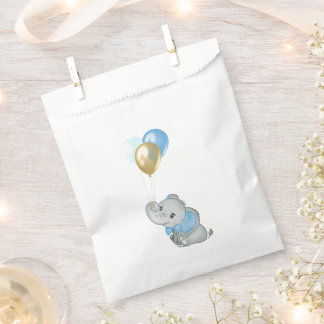 Sacolinha Sacos de Favor de Presente de Elefante Azul Churra